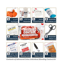 Thumbnail for Public Access Bleeding Control Station - 8-PACK VACUUM SEALED - Clear PolyCarbonate Cabinet - MED-TAC International Corp. - North American Rescue