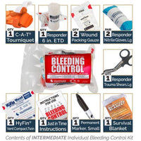 Thumbnail for Public Access Bleeding Control Station - 8-PACK VACUUM SEALED - Clear PolyCarbonate Cabinet - Vendor