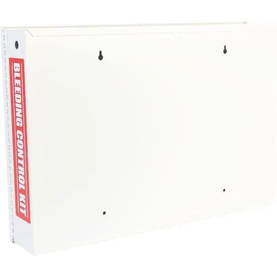 Public Access Bleeding Control Station - 8 - PACK Vacuum Sealed Pouch - Low Profile Metal Station - North American Rescue