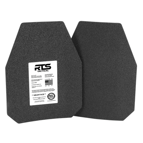 RTS Tactical Lightweight Level III+ Rifle Special Threats Plate 10"x12" - Vendor