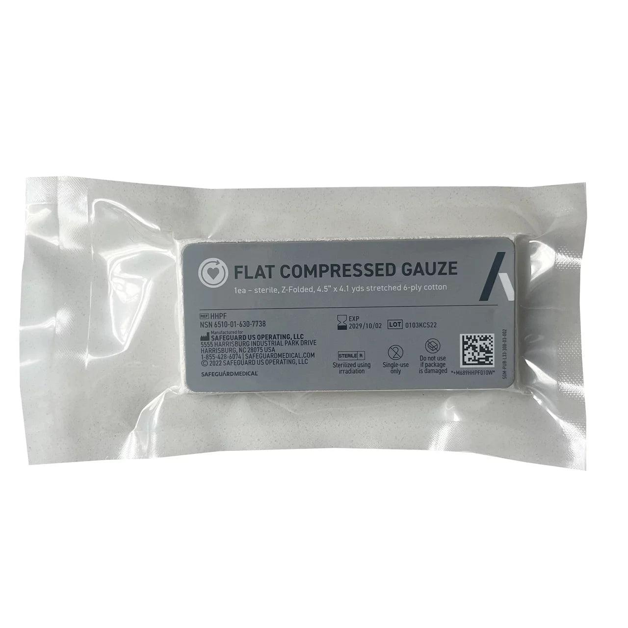 Safeguard FLAT Compressed Gauze - Vendor