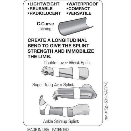 SAM Splint II w/Cohesive Wrap - Vendor