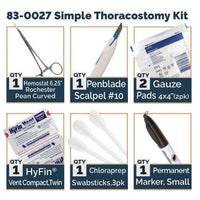 Thumbnail for Simple Thoracostomy Kit - Vendor