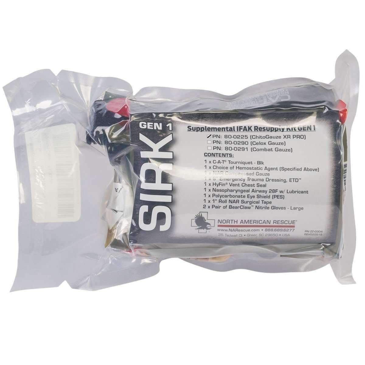 Supplemental IFAK Resupply Kit (SIRK™) North American Rescue