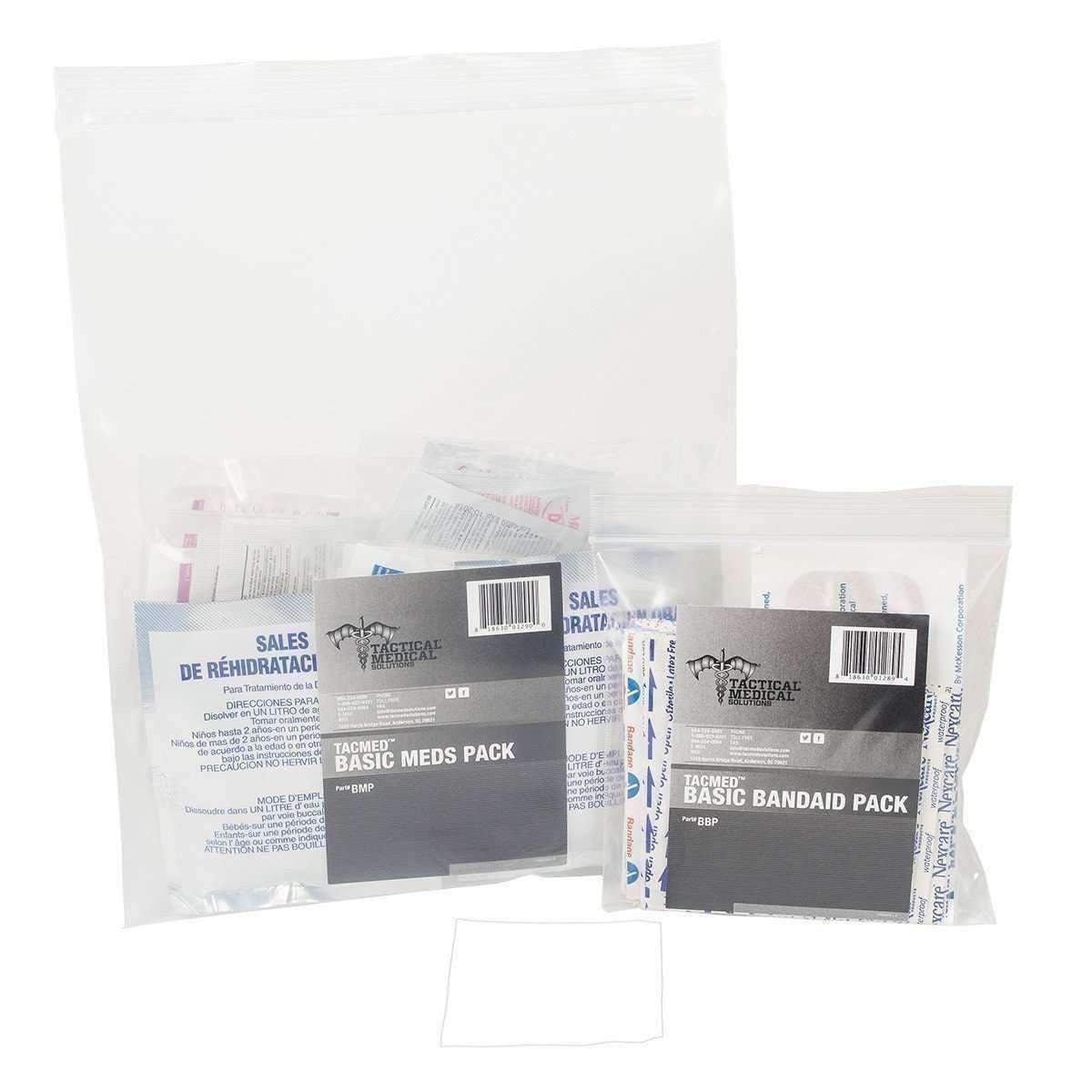 TacMed™ Basic Meds & Bandaid Pack - Vendor