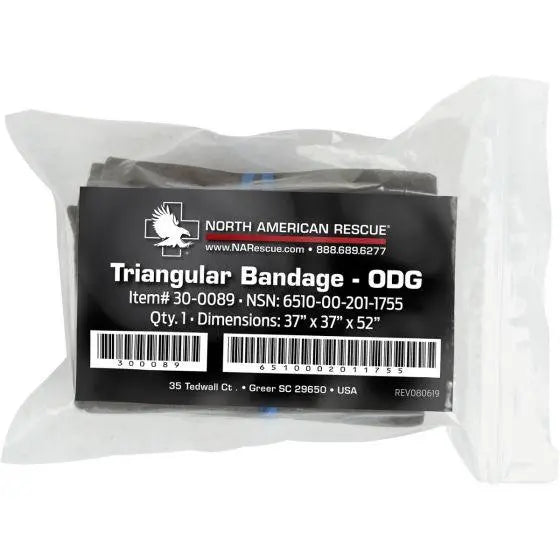 Triangular Bandage - Olive Drab - North American Rescue